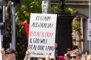Bill banning protests near religious services in Georgia sparks First Amendment concerns