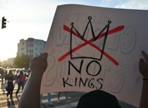 No Kings protest crowd at RI State House estimated as high as 20,000