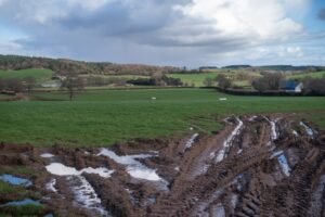 Towns ban heavy rigs from muddy roads