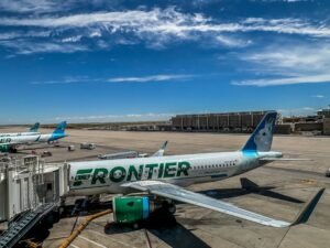 Frontier plane hits, kills person on runway during takeoff at Denver airport