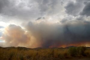 Quail Springs Fire Burns Out of Control Near Nevada Military Range